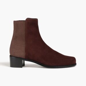 Stuart Weitzman Easyon Reserve Brown Suede Bootie 7.5